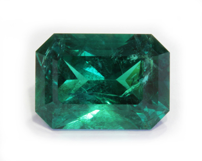 Une émeraude de Madagascar, dont la couleur rappelle celle de la tourmaline emeraude madagascar