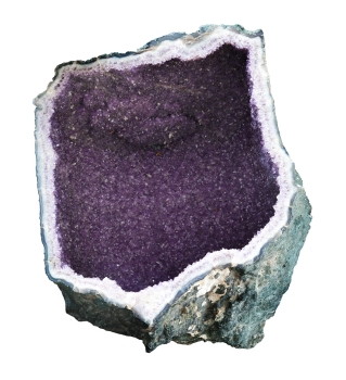 Une géode d'améthyste particulièrement bien formée amethyste geode