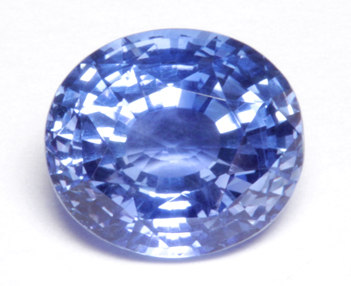 Saphir d'un bleu clair Saphir bleu clair