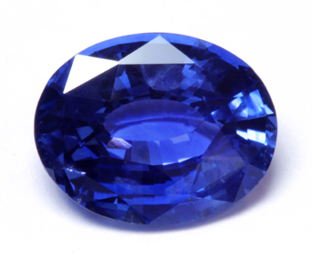 Saphir d'un bleu profond Saphir bleu profond