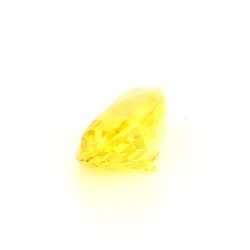 Saphir jaune de Ceylan de 1.55 ct - Vue en perspective