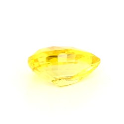 Saphir jaune de Ceylan de 1.55 ct - Vue de profil