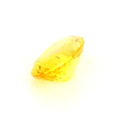 Saphir jaune de Ceylan de 1.57 ct - Vue en perspective