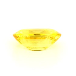 Saphir jaune de Ceylan de 1.57 ct - Vue de profil