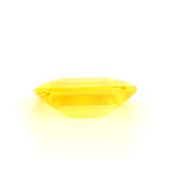 Saphir jaune de Ceylan de 1.64 ct - Vue de profil