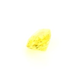 Saphir jaune de Ceylan de 1.71 ct - Vue en perspective