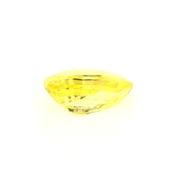 Saphir jaune de Ceylan de 1.71 ct - Vue de profil