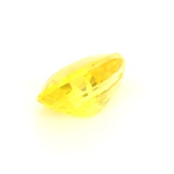 Saphir jaune de Ceylan de 2.02 cts - Vue en perspective