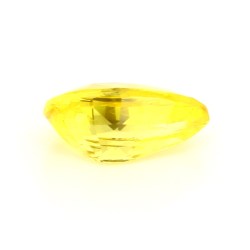 Saphir jaune de Ceylan de 2.02 cts - Vue de profil