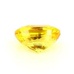 Saphir jaune de Ceylan de 2.02 cts - Vue de profil