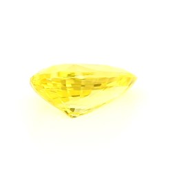 Saphir jaune de Ceylan de 2.04 cts - Vue de profil