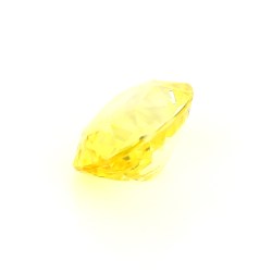 Saphir jaune de Ceylan de 2.05 cts - Vue en perspective