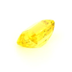 Saphir jaune de Ceylan de 2.32 cts - Vue en perspective