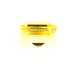 Saphir jaune de Ceylan de 2.56 cts - Vue de profil