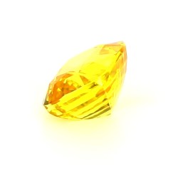 Saphir jaune de Ceylan de 2.57 cts - Vue en perspective