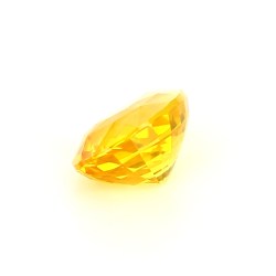 Saphir jaune de Ceylan de 3.59 cts - Vue en perspective