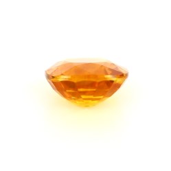 Saphir orange de Madagascar de 1.22 ct - Vue de profil