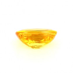 Saphir orange de Tanzanie de 1.70 ct - Vue de profil