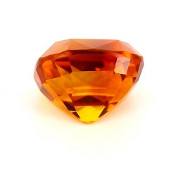 Saphir orange de Ceylan de 4.65 cts - Vue de profil